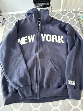 New York Yankees YES Network Lee Heavyweight Zip Up Hoodie Men’s Large